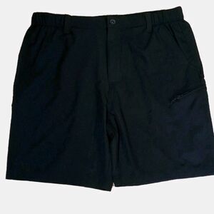 ​WEATHERPROOF VINTAGE MEN'S SIZE 38 PERFORMANCE TECH SHORTS BLACK STRETCH 187043